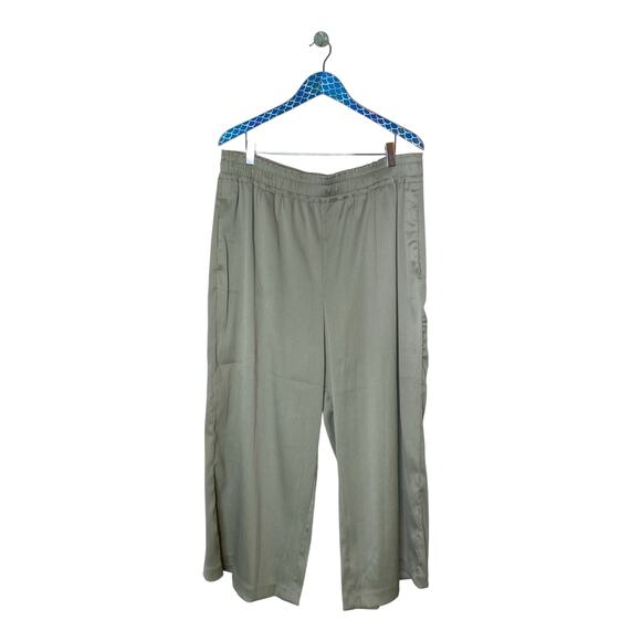 Joie Pants - JOIE Sage Green Lightweight Wide Leg Pull On Pants Flowy Size XL